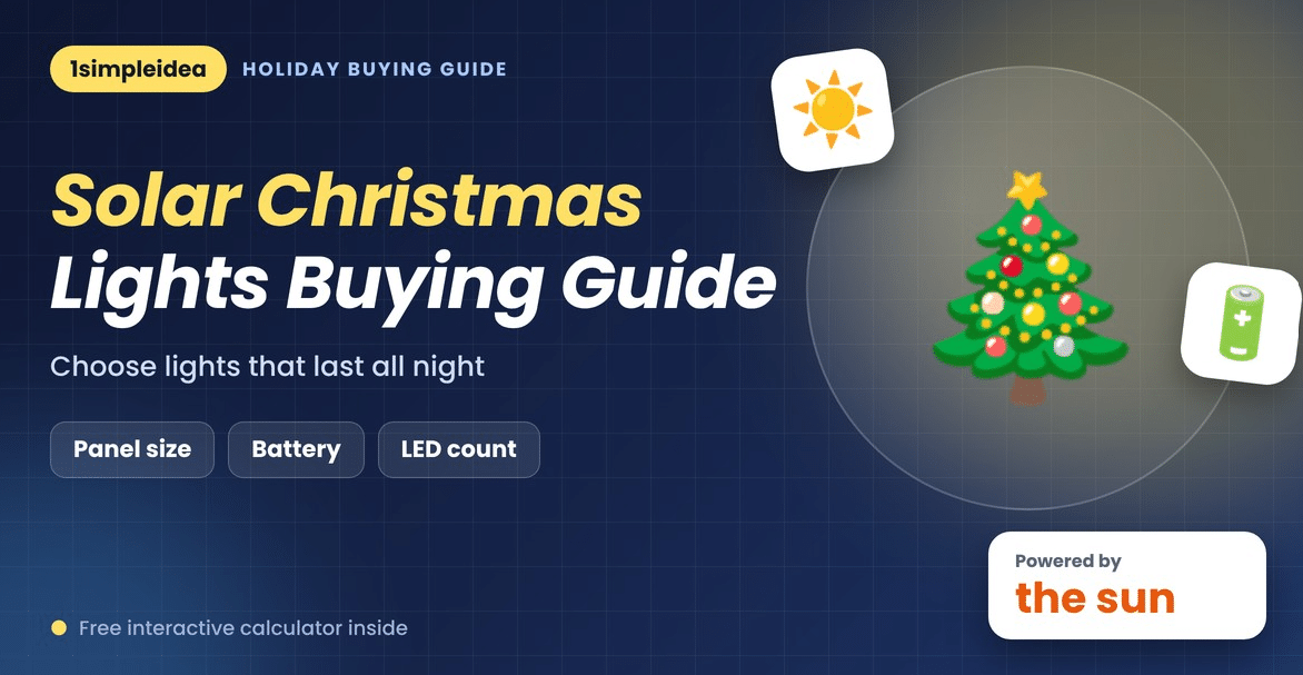 solar Christmas lights